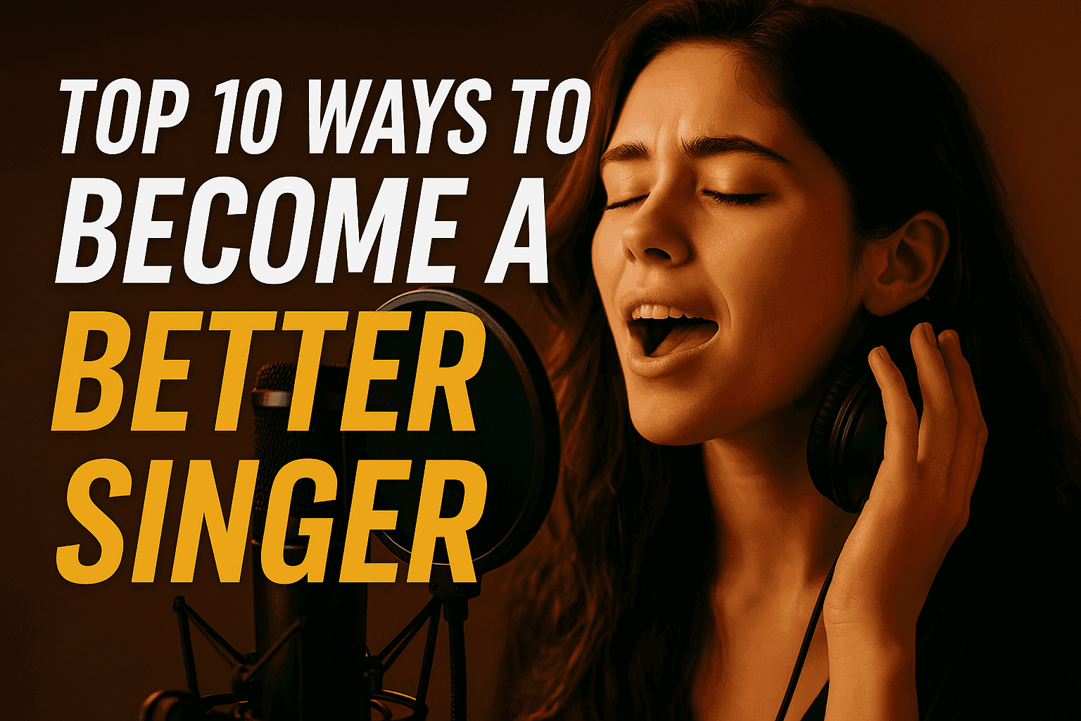 Top 10 ways to become a better singer