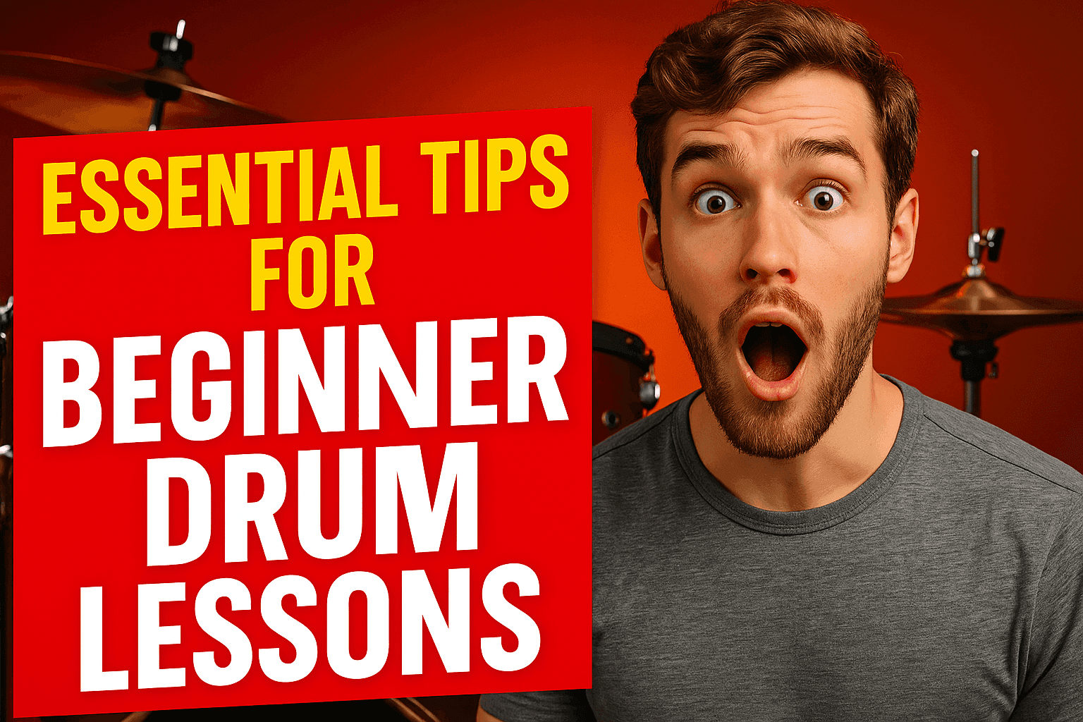 Essential Tips for Beginner Drum Lessons