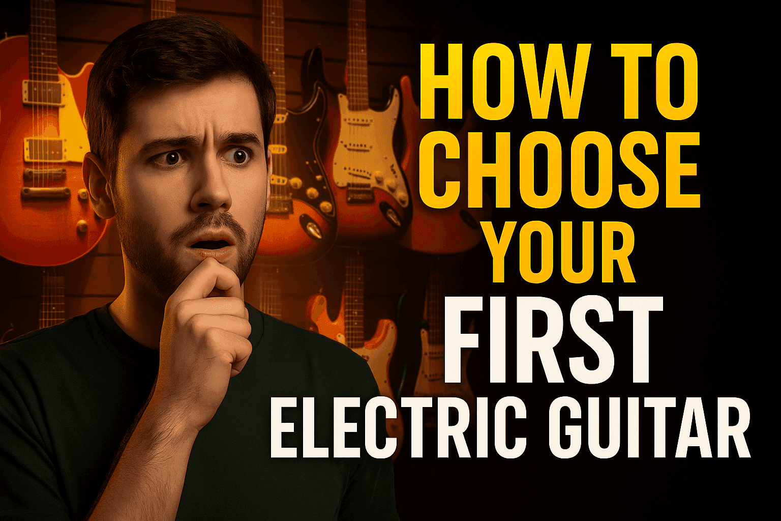 How to Choose Your First Electric Guitar