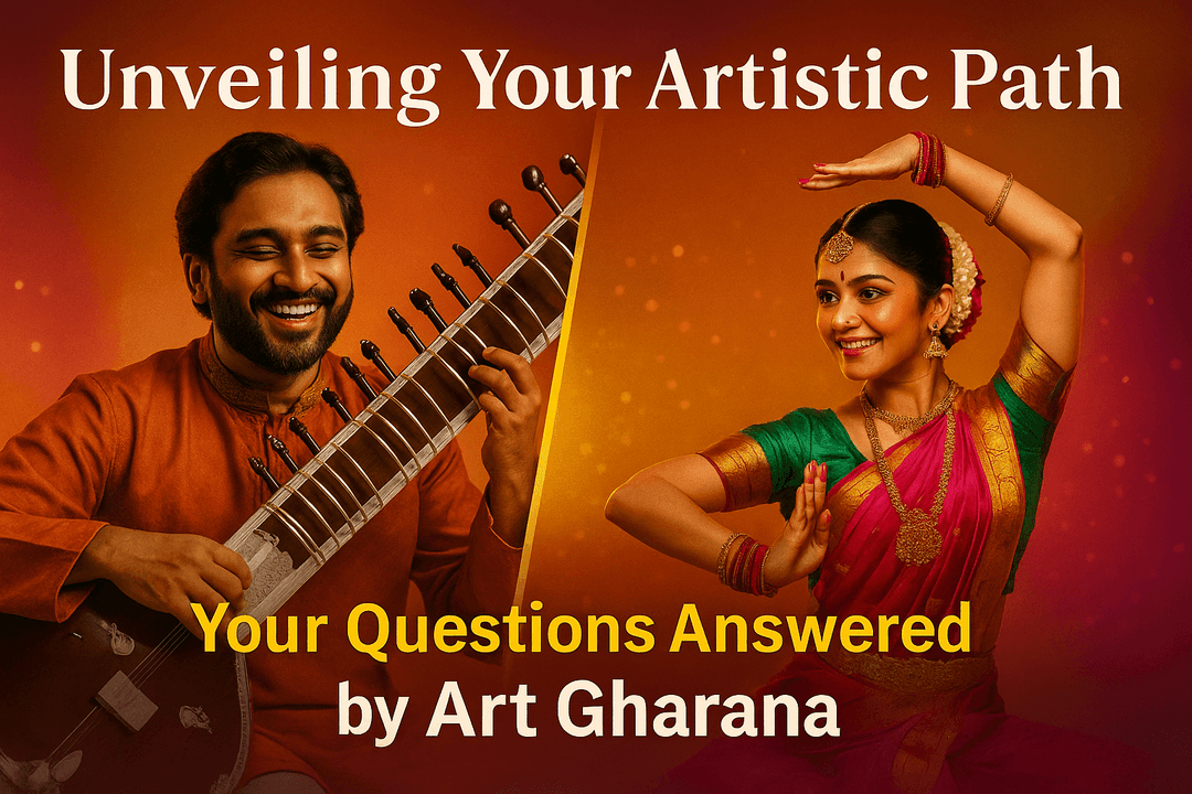 Unveiling Your Artistic Path: Your Questions About Online Music & Dance, Answered by Art Gharana