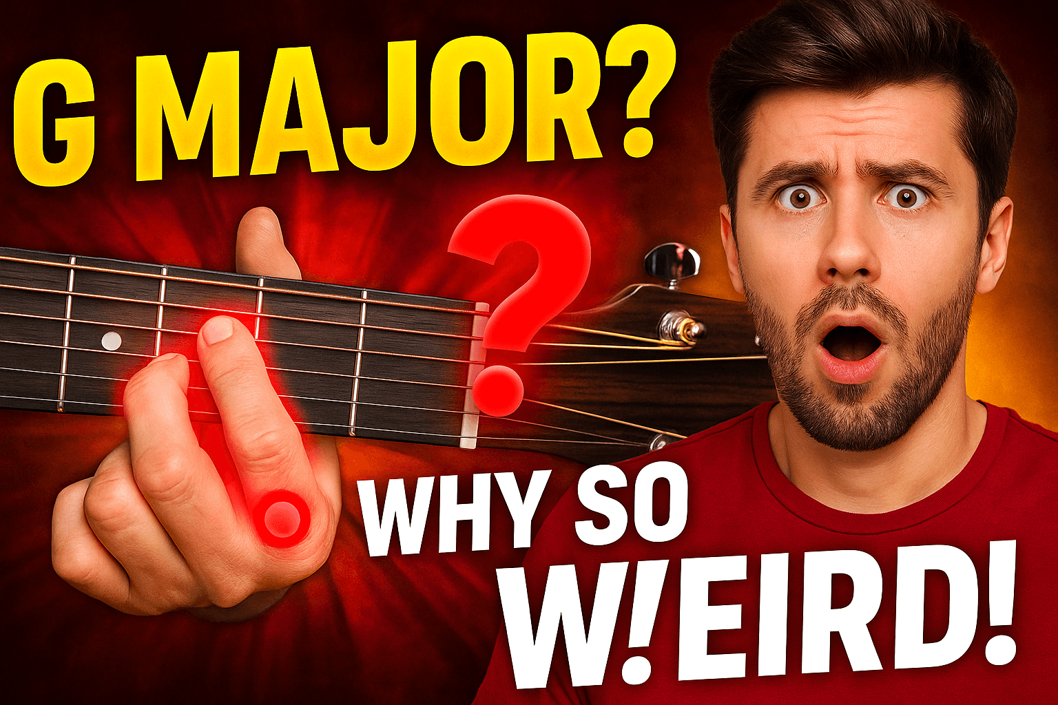 How to Play the G Major Chord on Guitar (Shapes, Notes & Theory)