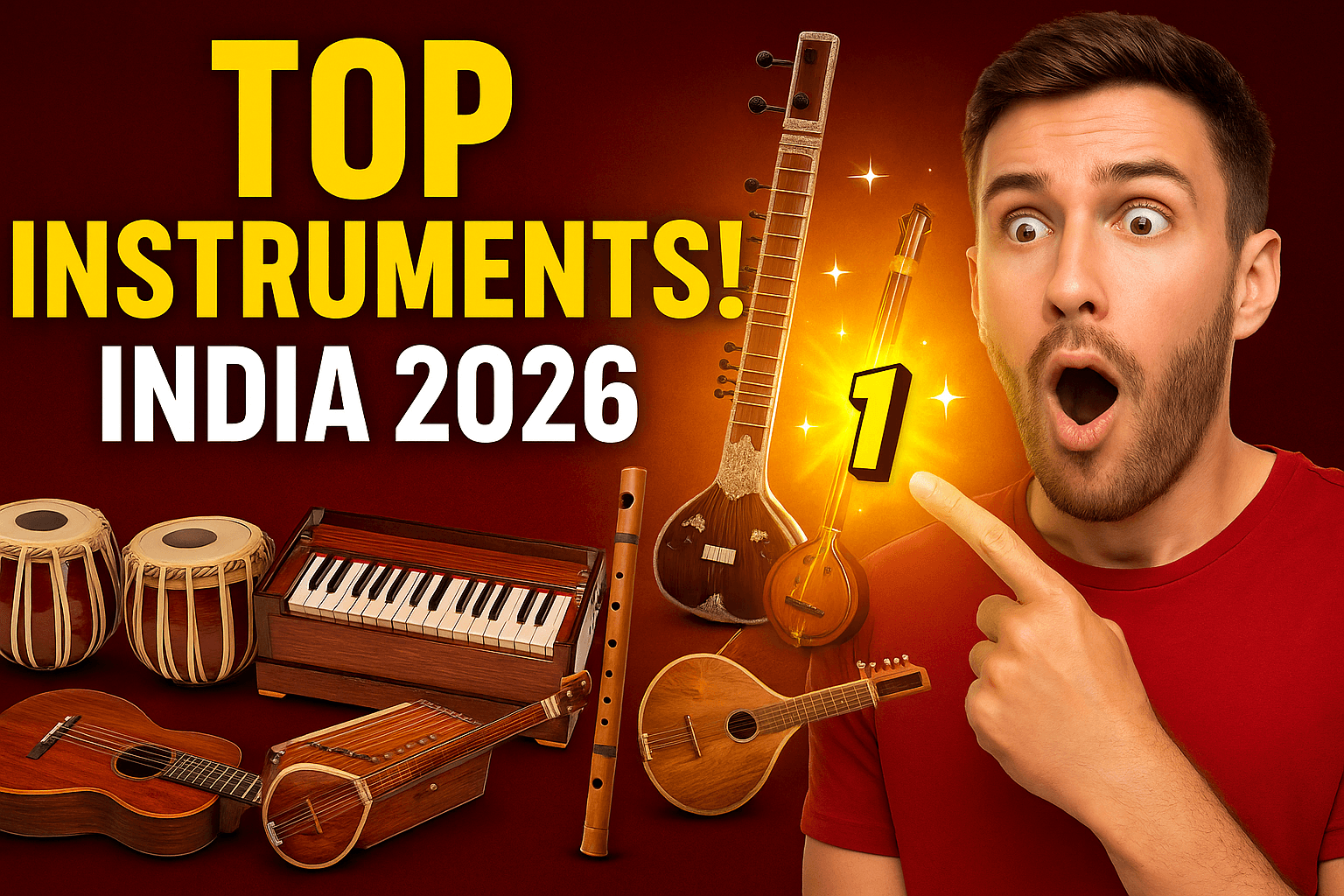 Top Musical Instruments in India 2026: Explore the Rich Musical Heritage