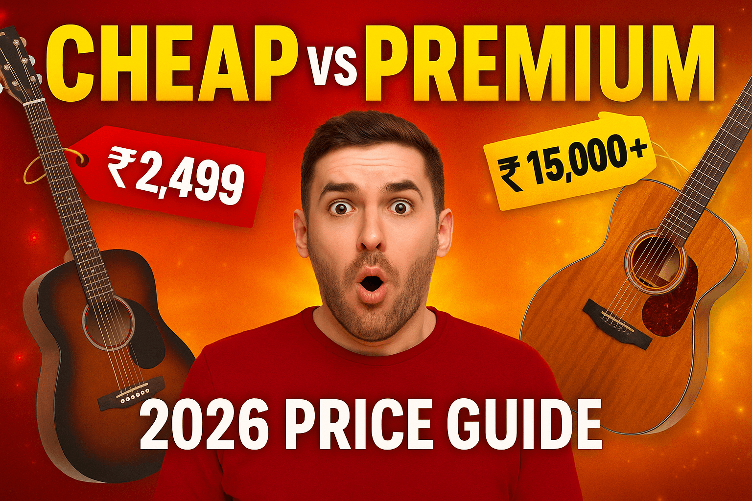 Guitar Price in India – Complete 2026 Guide for Beginners