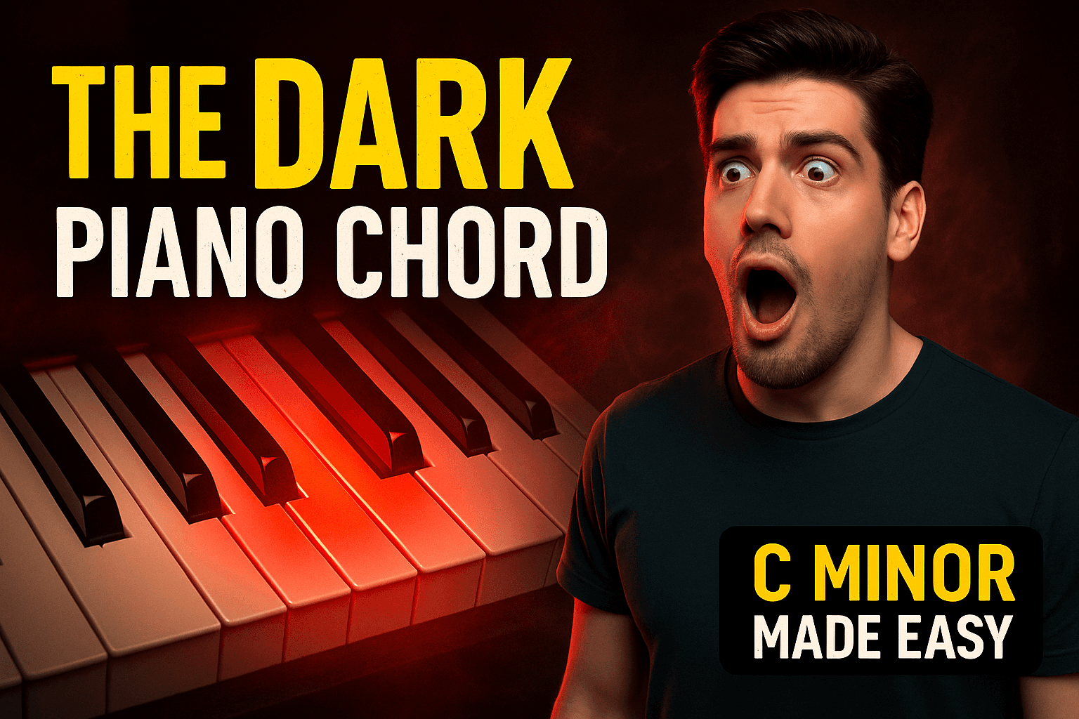 C Minor Chord on Piano – How to Play, Inversions, and Progressions