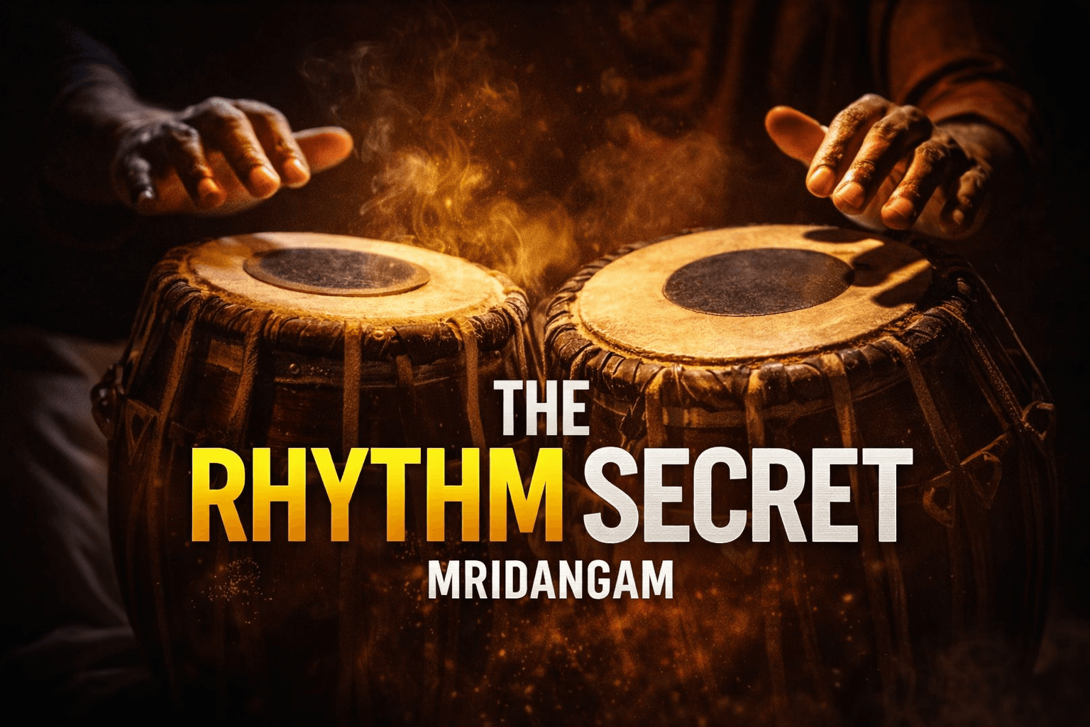 Mridangam double-headed drum