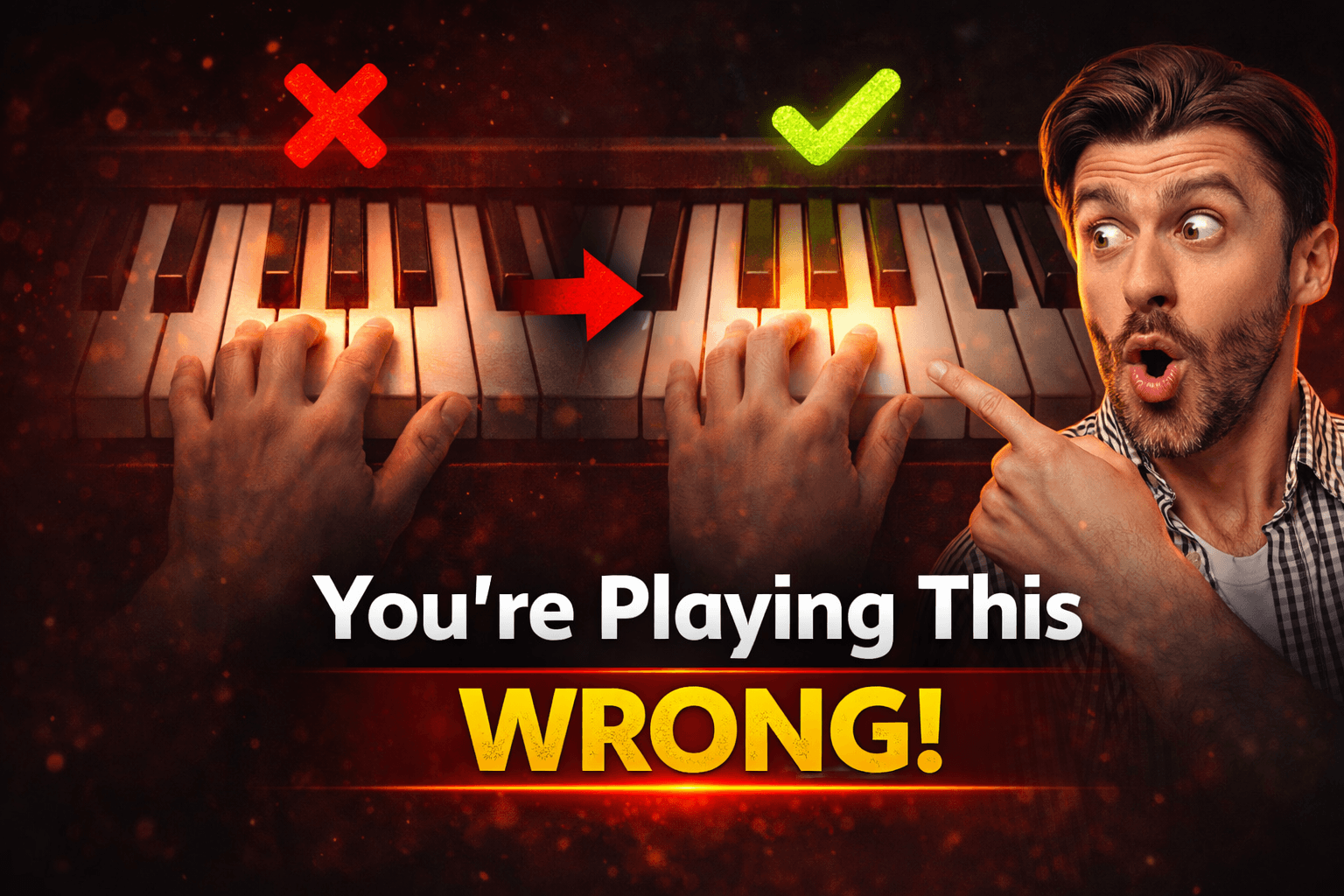 A minor chord piano