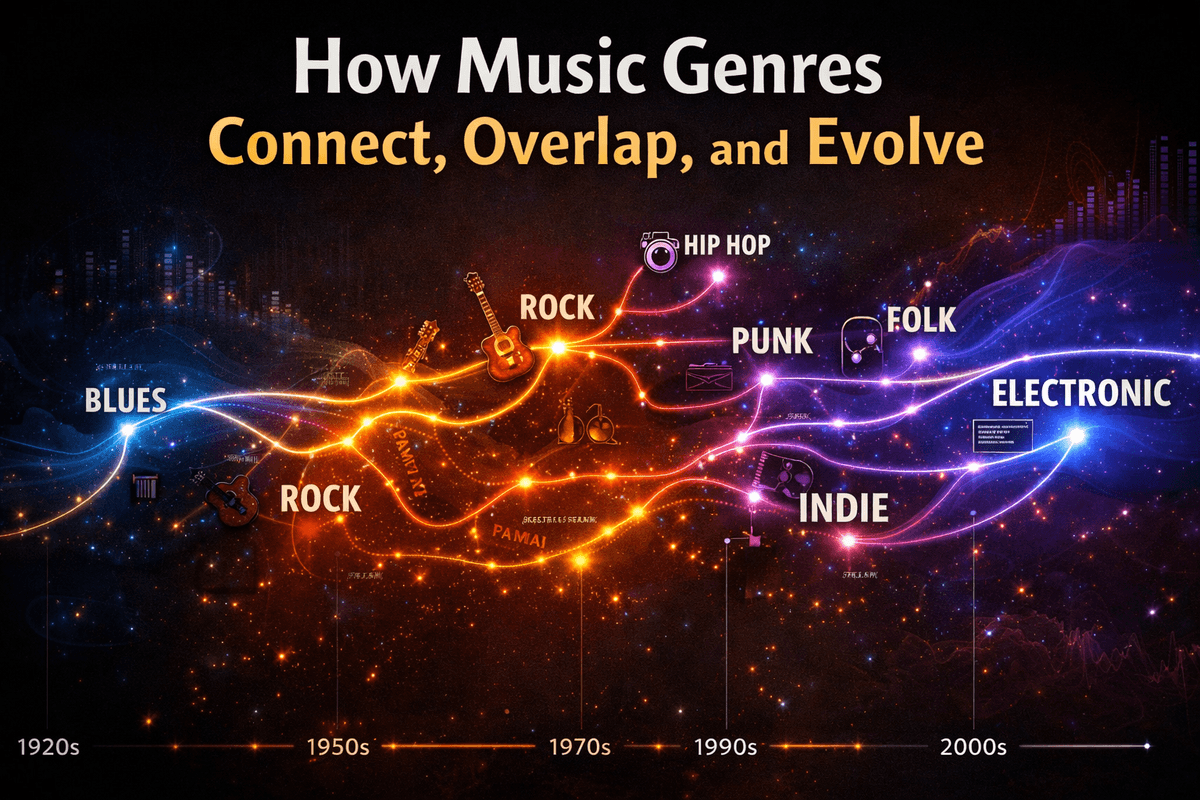 Muscmap Map of Music Genres Explained: Easy Style Guide