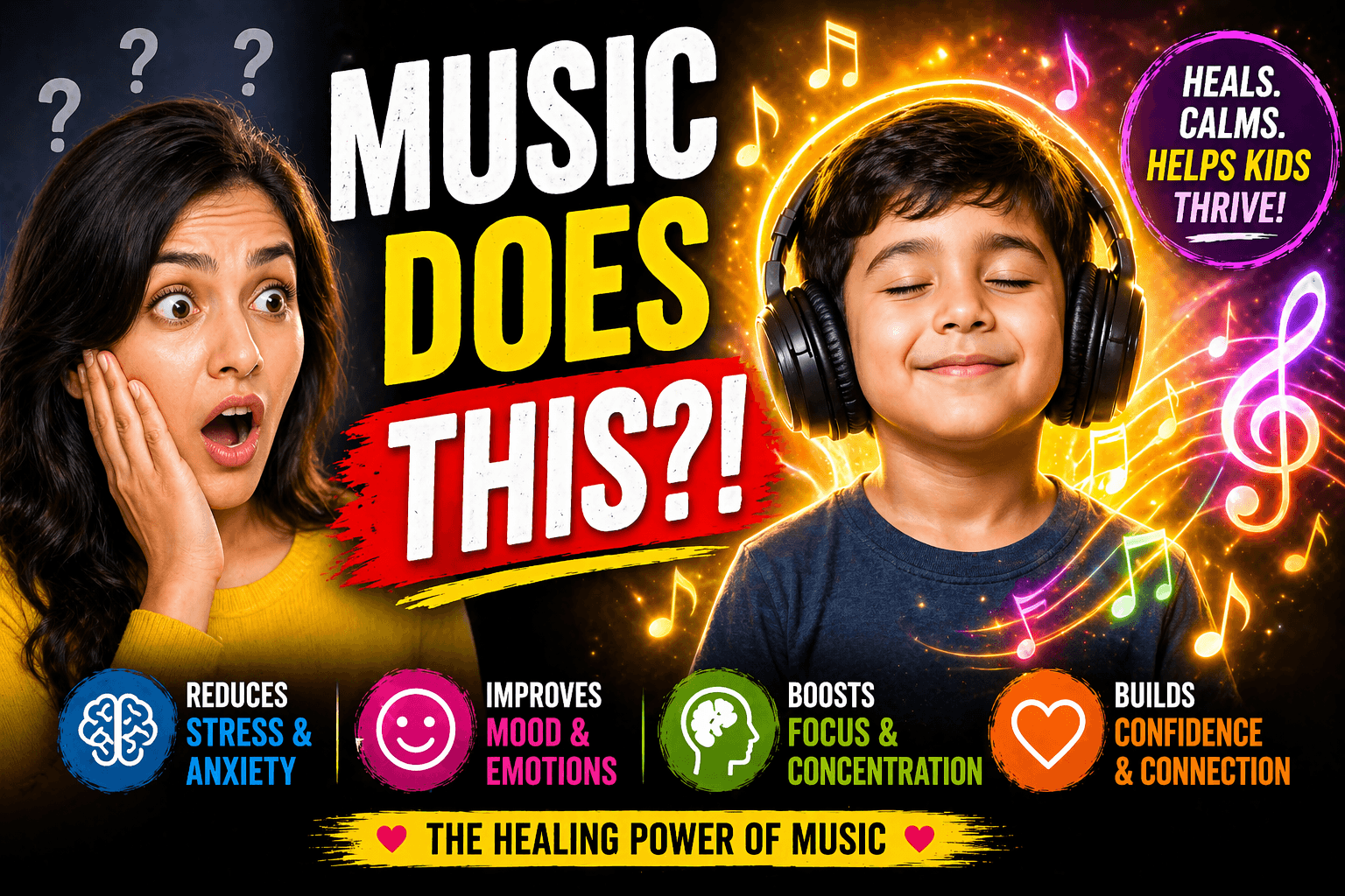 benefits of music for autistic kids