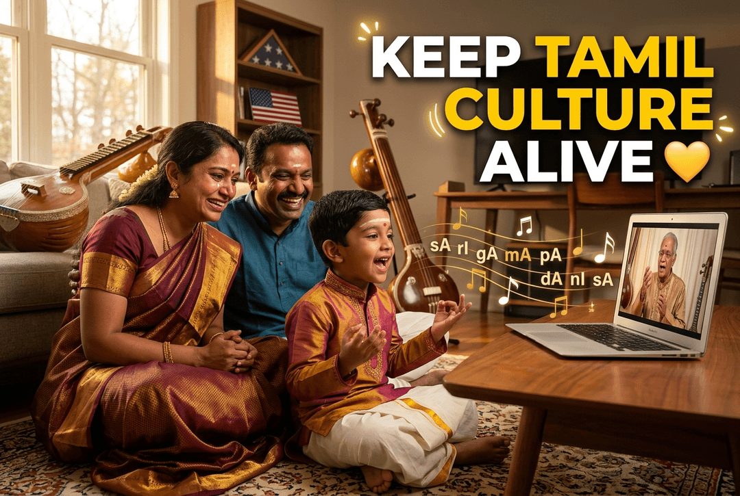carnatic music for tamil families usa