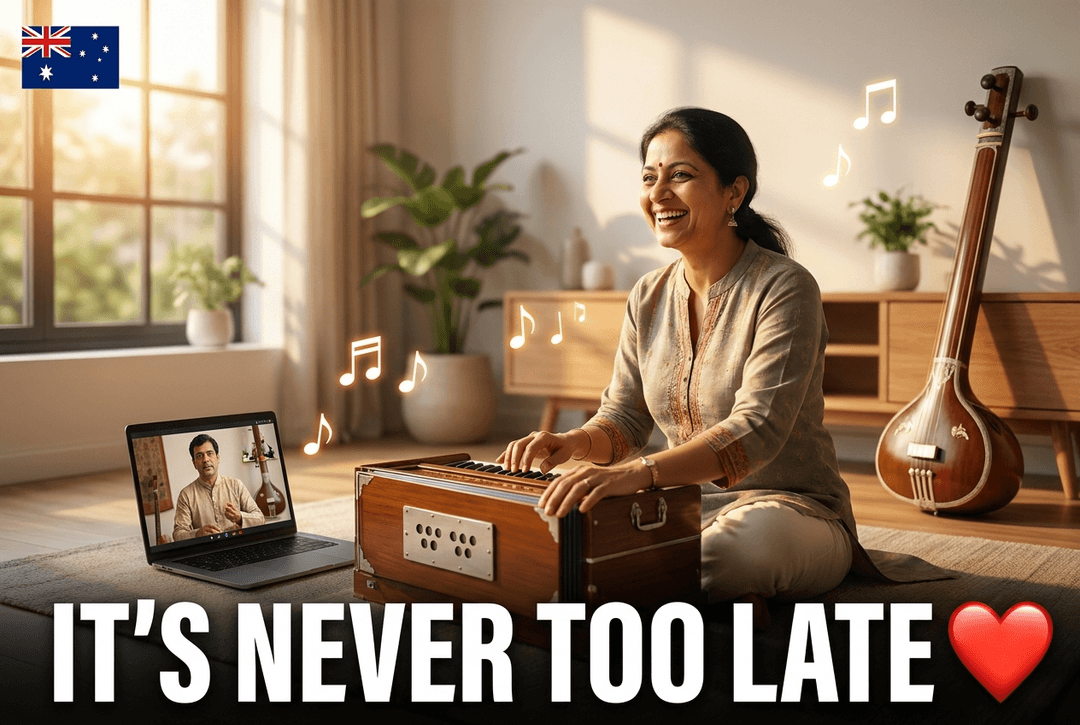 online indian music classes for adults australia