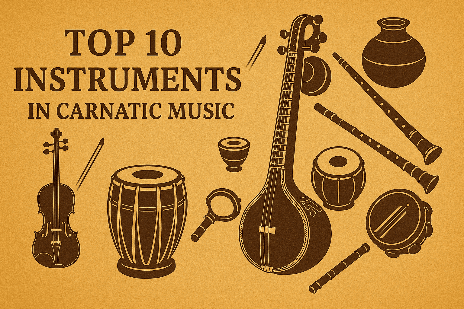 Top 10 Instruments in Carnatic Music: A Deep Dive