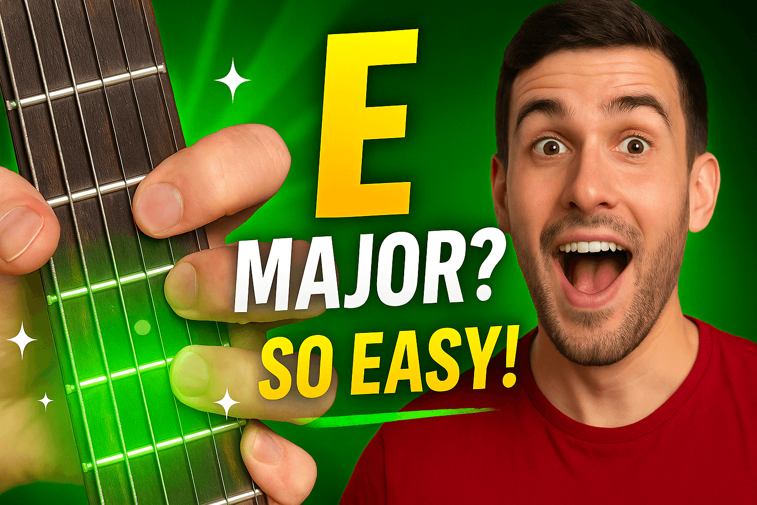 How to Play the E Major Chord on Guitar (Shapes, Notes & Theory)