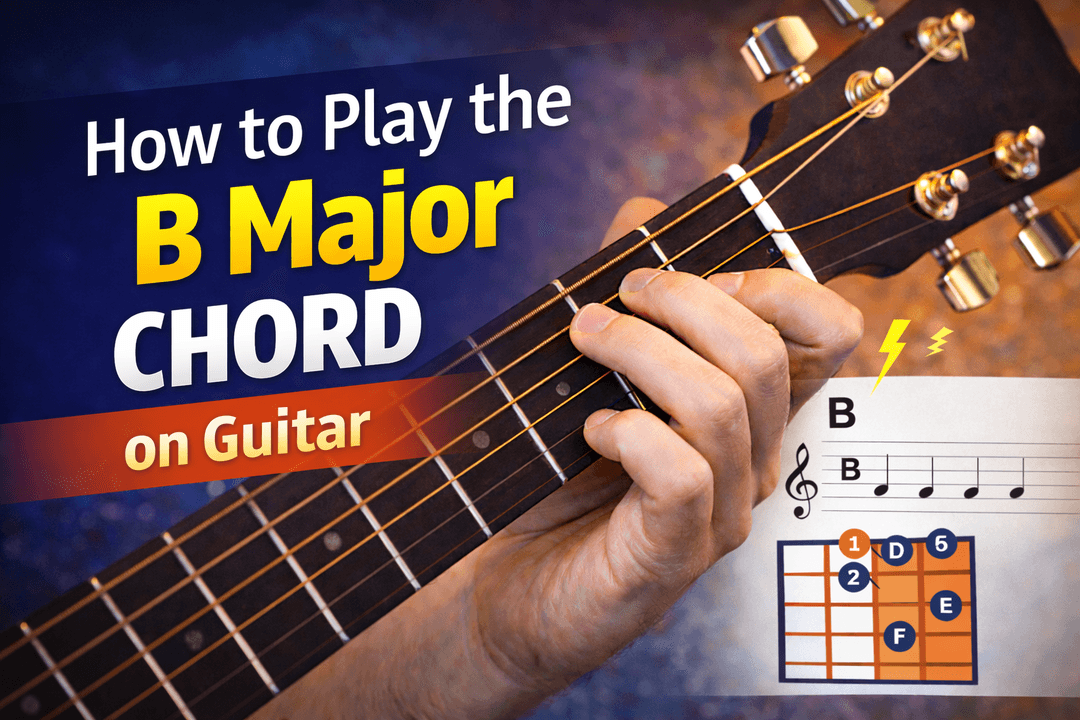 How to Play the B Major Chord on Guitar