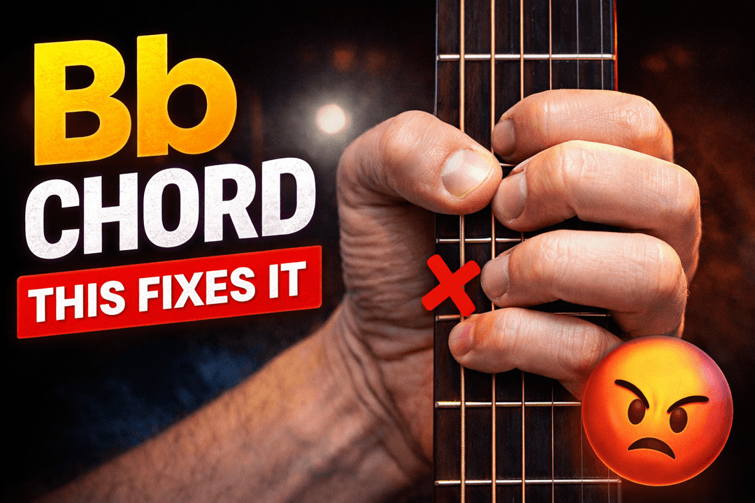 Bb Major Guitar Chord: Shapes, Notes & How to Play
