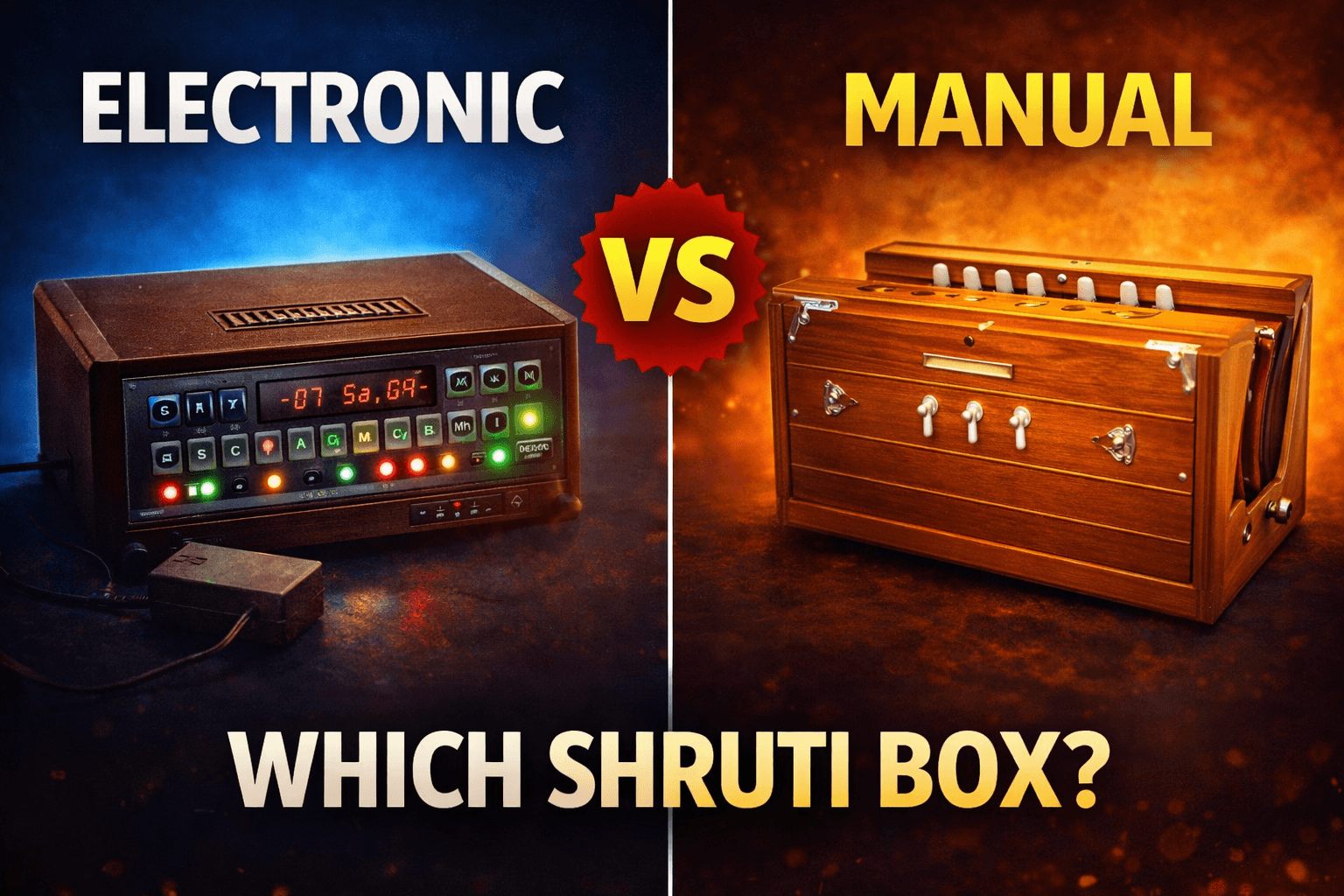 Best Shruti Boxes in India (Electronic & Manual)
