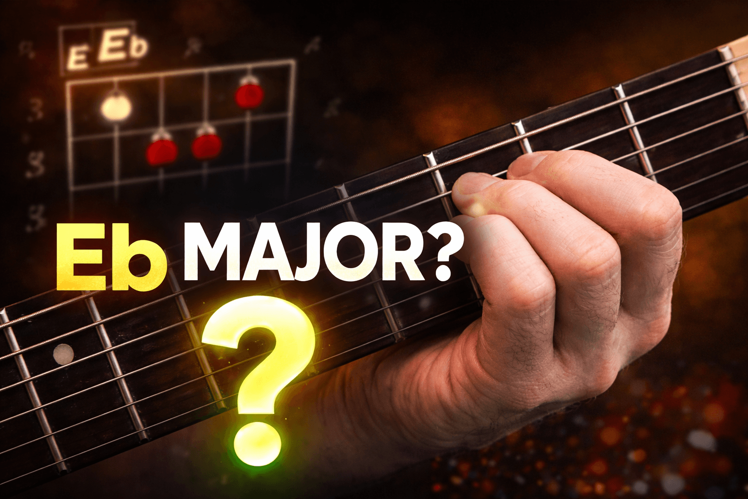 How to Play the Eb Major Chord on Guitar