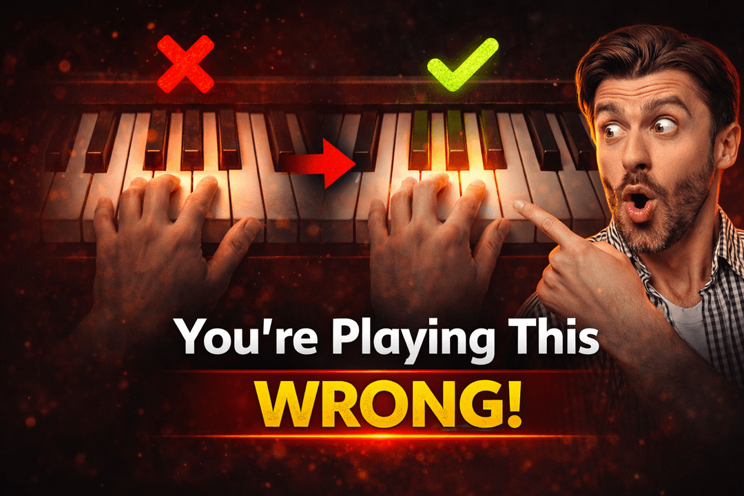 A minor chord piano