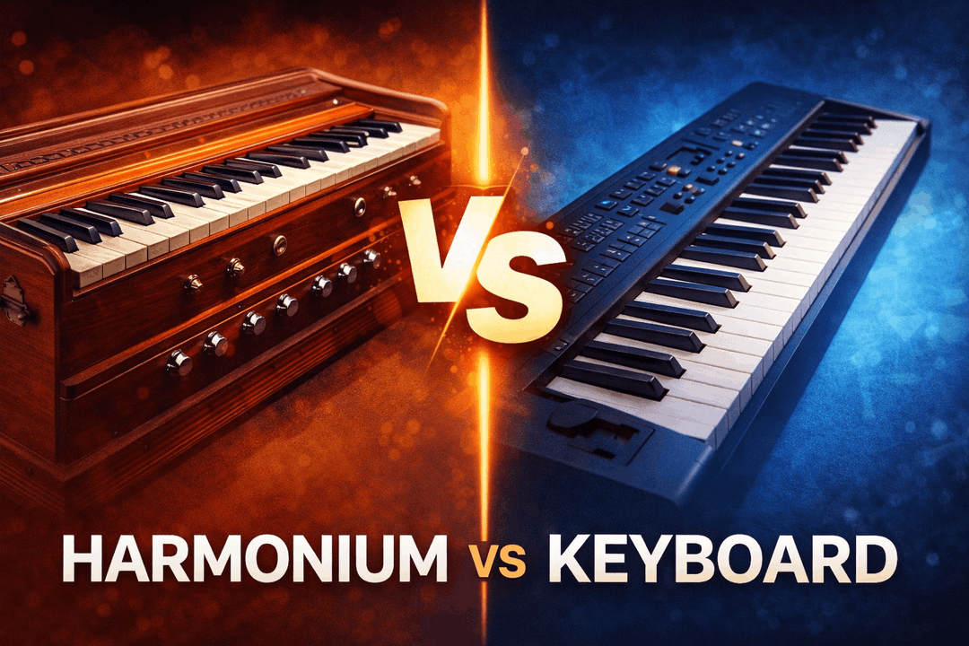 Difference Between Harmonium and Keyboard for Indian Classical Music