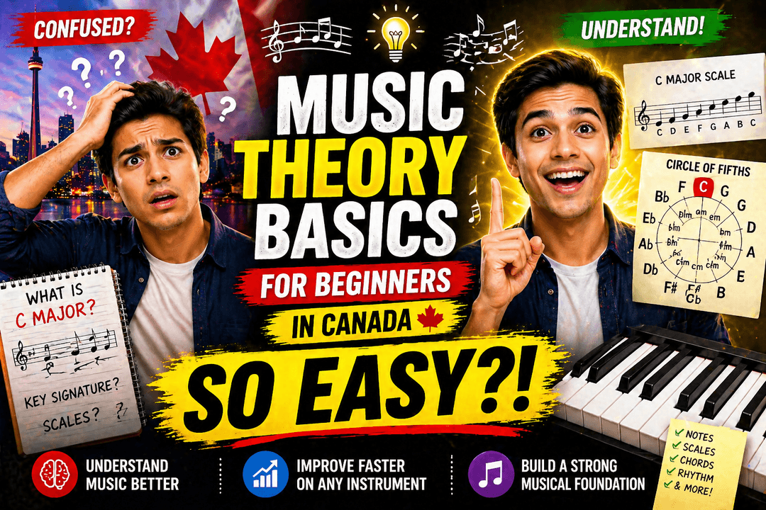 music theory basics beginners Canada online
