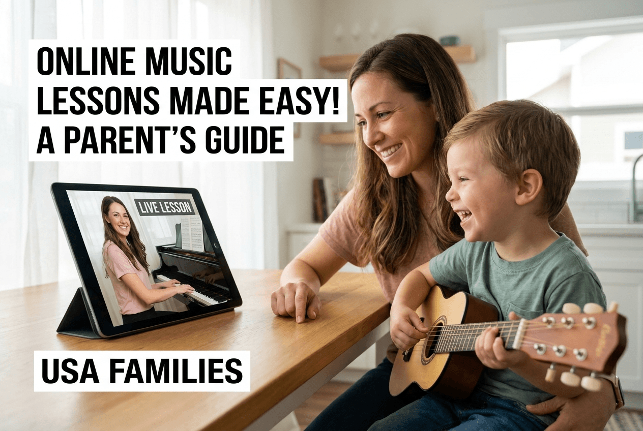 live online music lessons for kids USA
