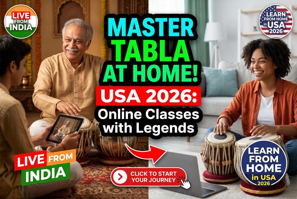 Online Tabla Classes in the USA: Learn Indian Percussion from Home in 2026