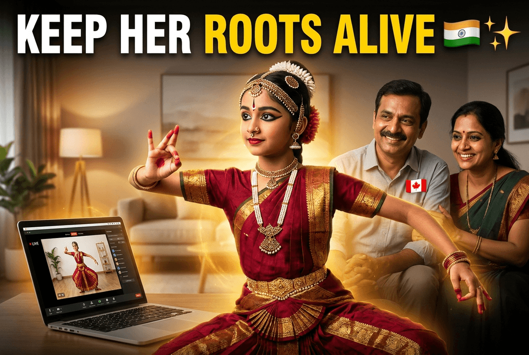 online bharatanatyam classes canada