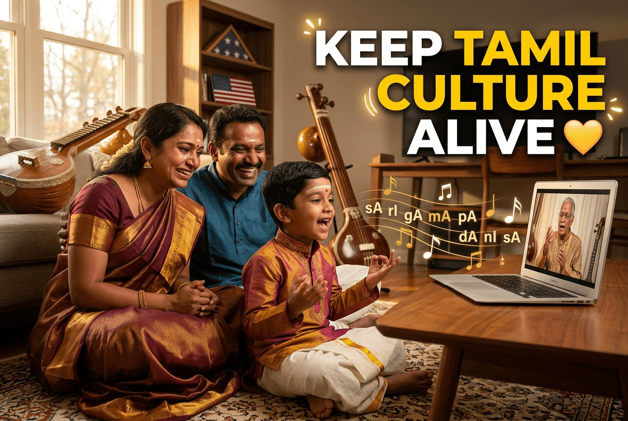 carnatic music for tamil families usa