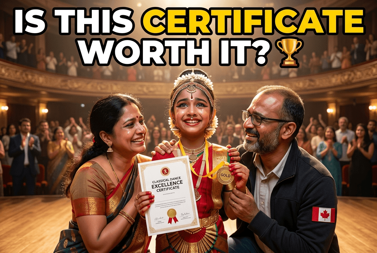 indian classical dance certification online canada