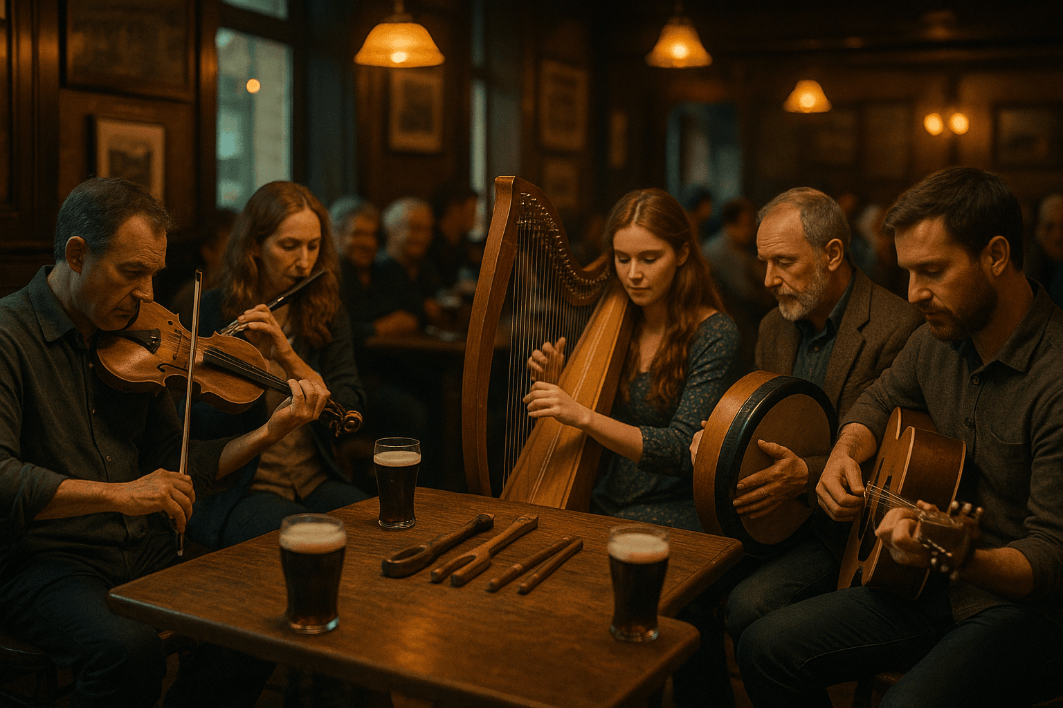 Celtic string instruments