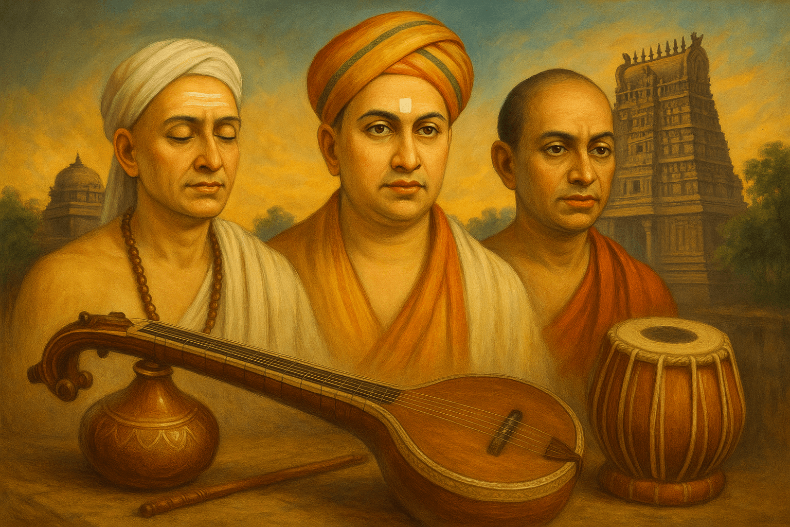 Contemporary Carnatic musicians