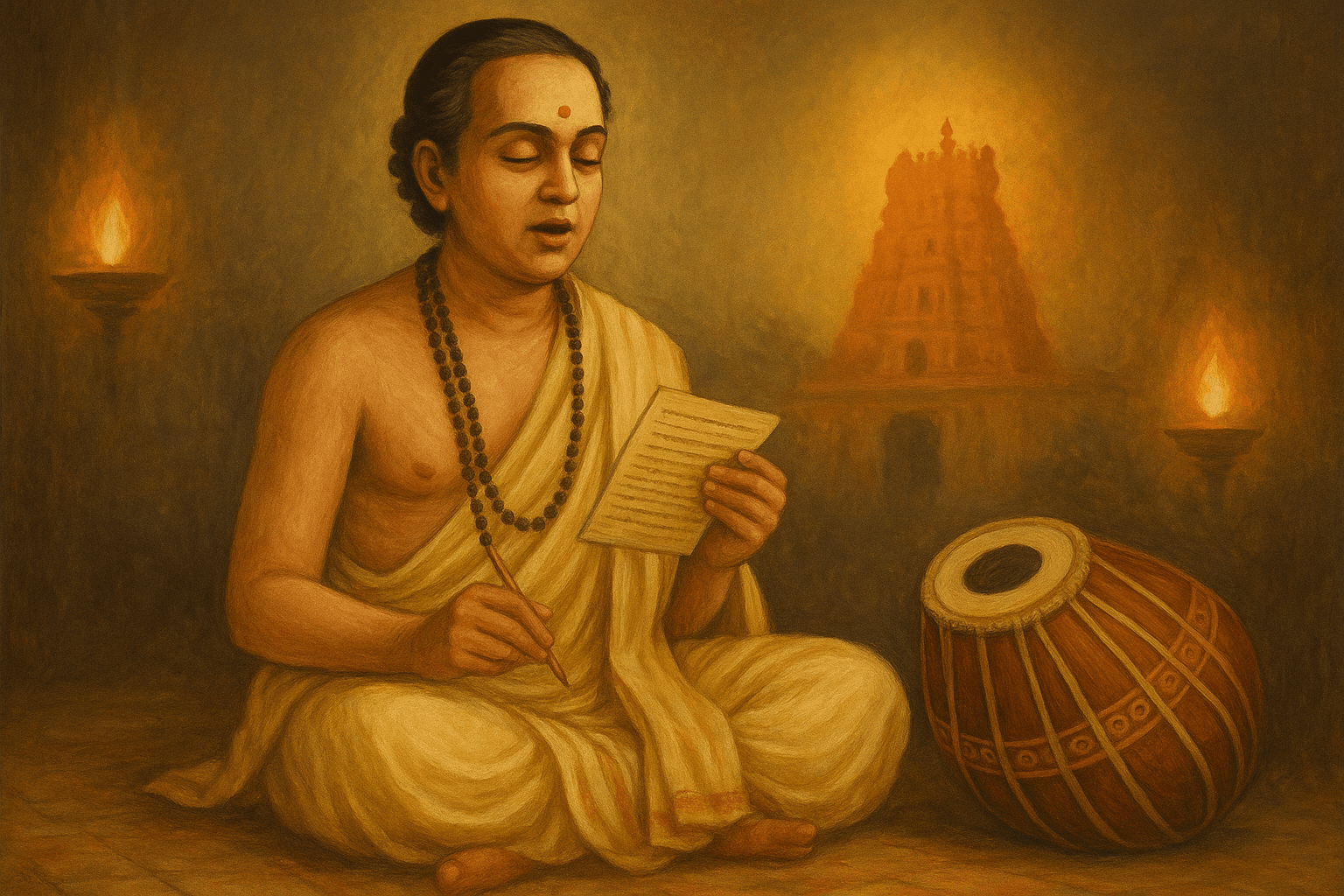 History of Carnatic music.