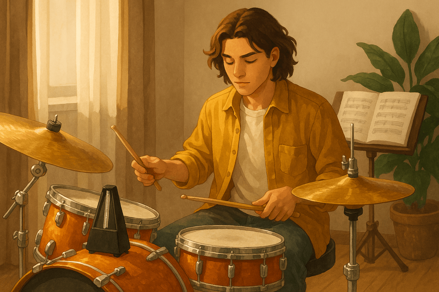 beginning drum lessons