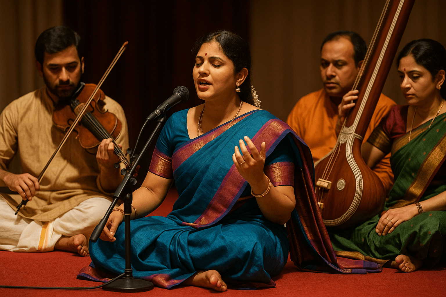 carnatic style of music