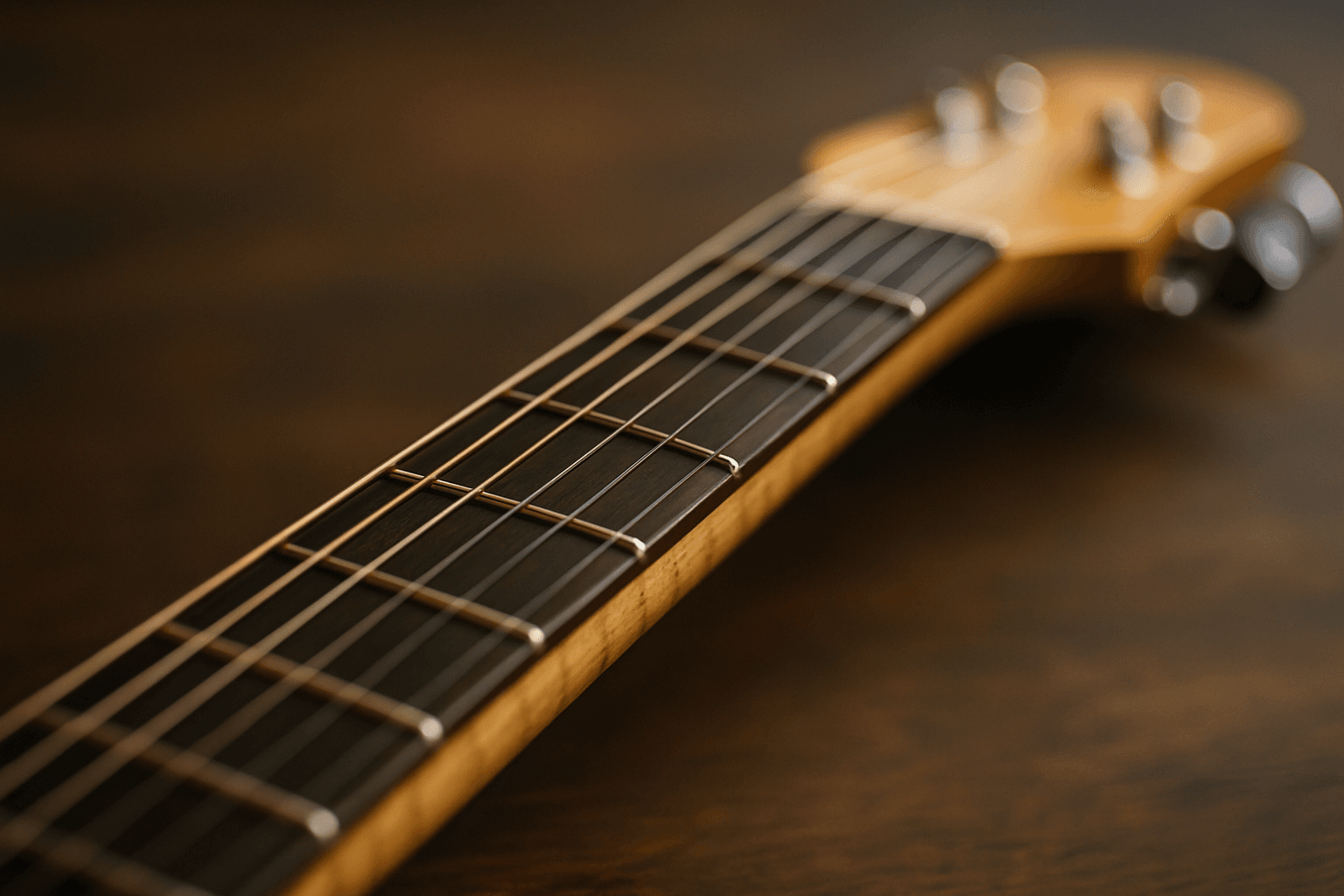 guitar fretboard