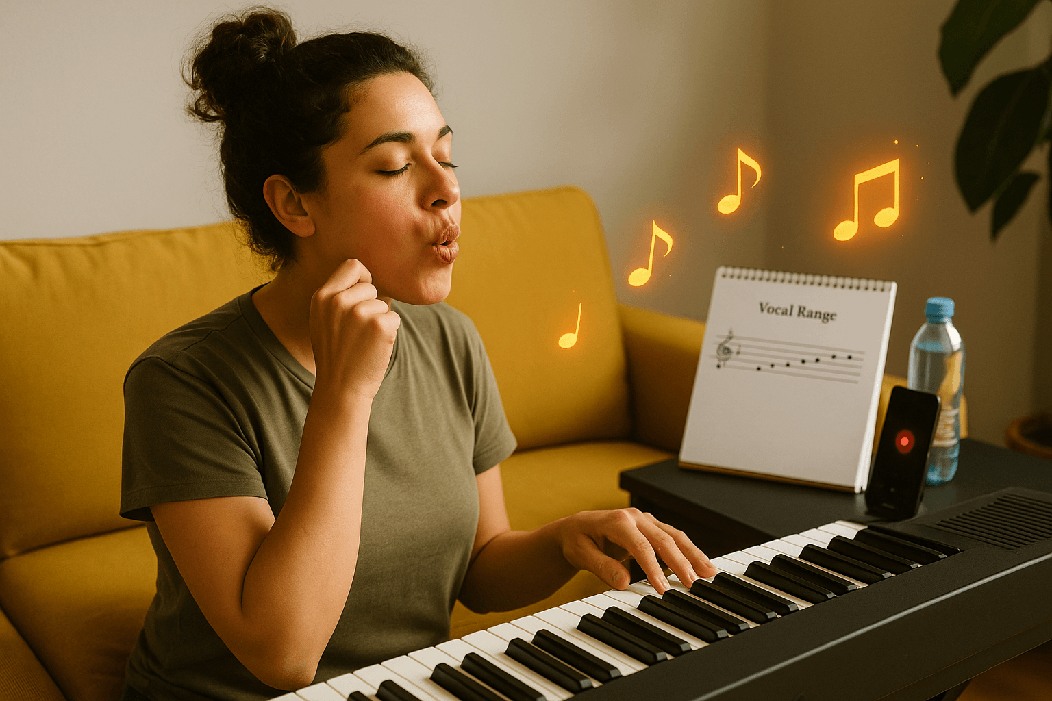 how to find my vocal range