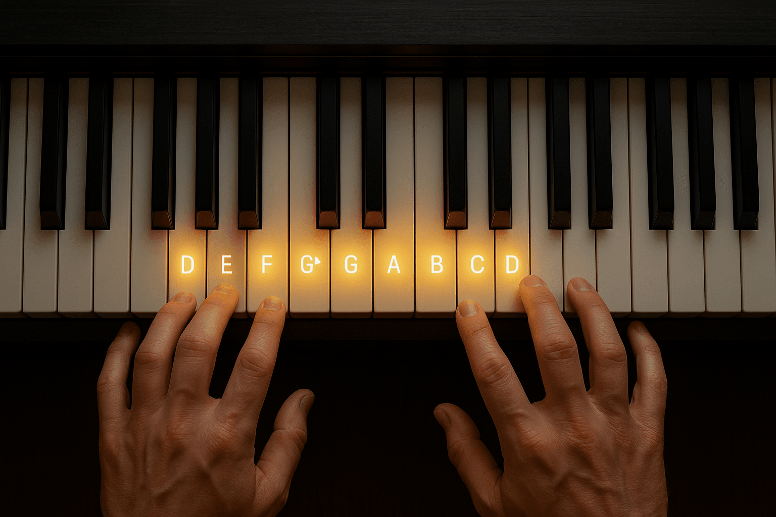 key of d scale
