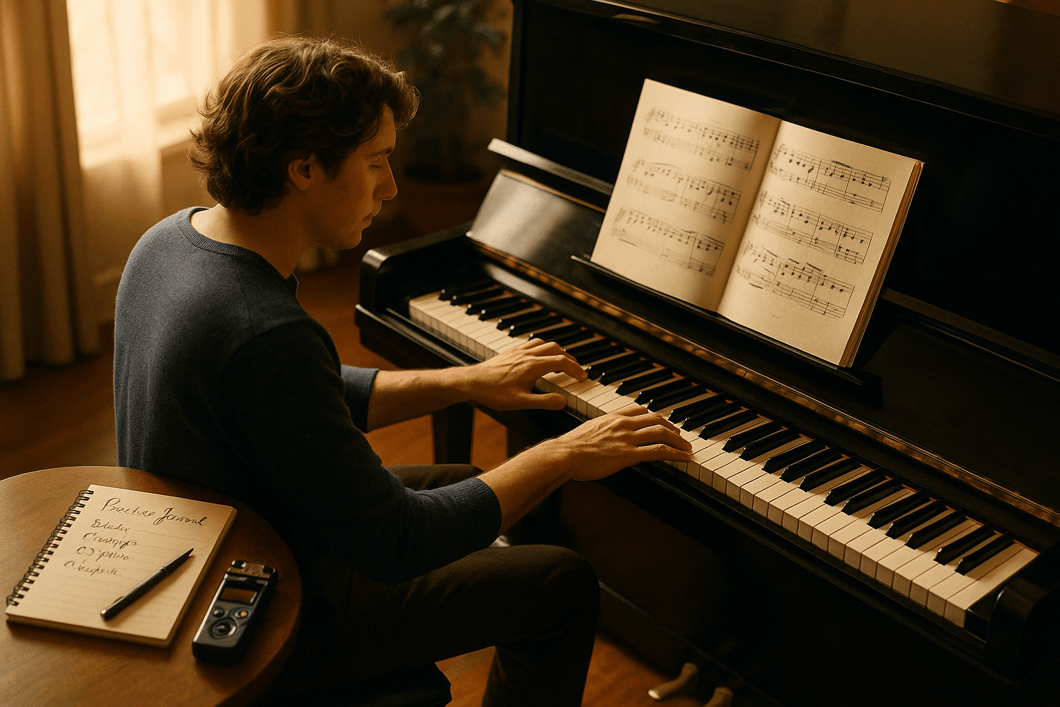 musical scales piano