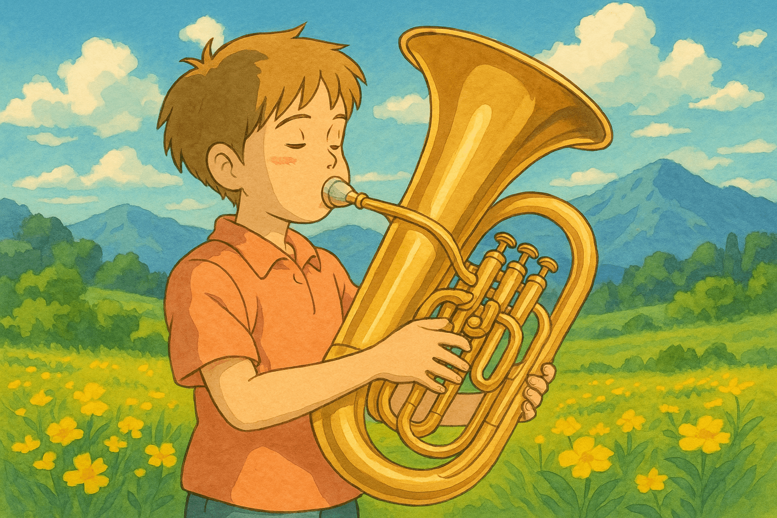 playing techniques of brass instruments